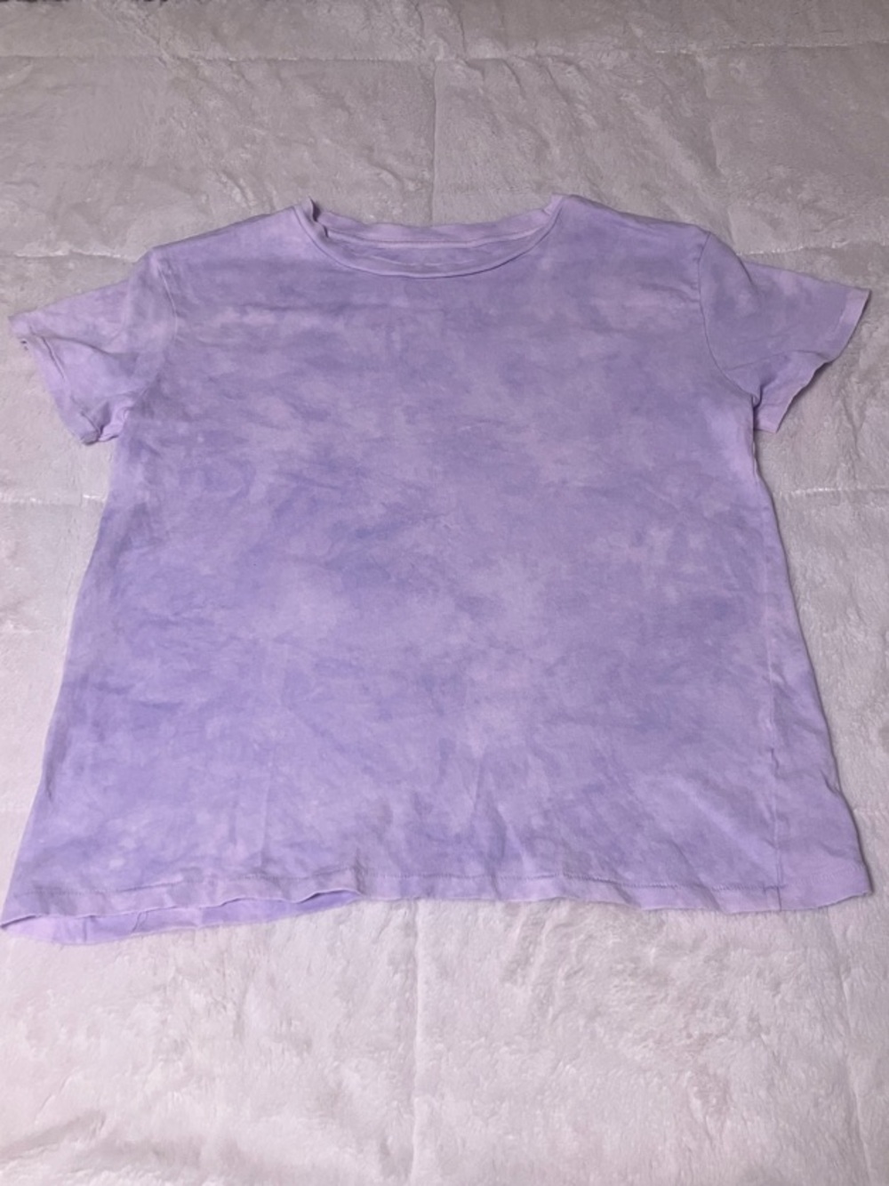 Nili Lotan Soft Lavender Washed Short Sleeve Tee